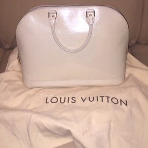 AUTHENTIC Louis Vuitton patent leather alma bag